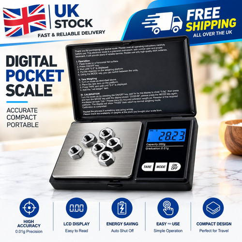 Digital pocket scales 200g - scales,