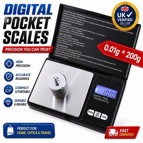 Digital pocket scales - scales, 200g