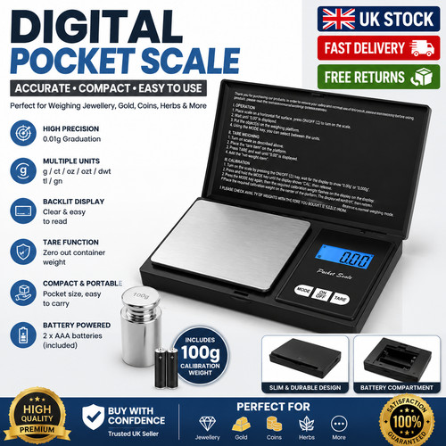 Digital pocket scales - digital, 200g