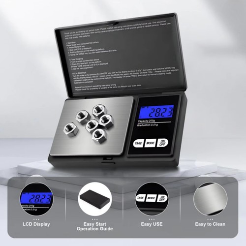 Digital pocket scales 01g - scales, 0.01g