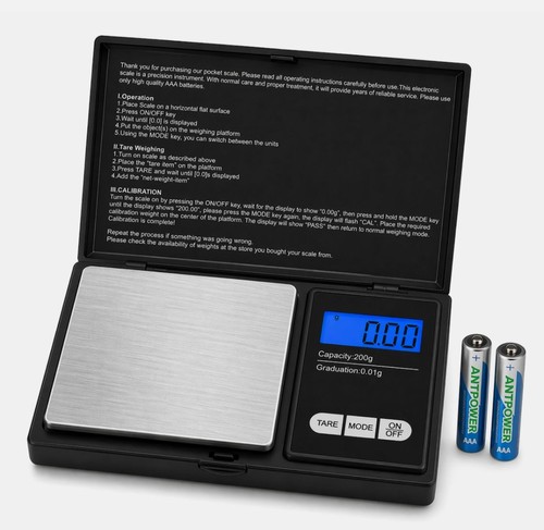 Digital pocket scales 200g - digital,