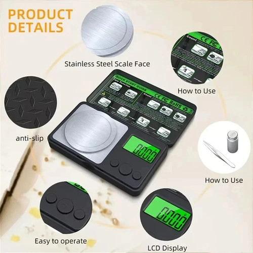 001g 50g digital milligram - 0.001g/50g,